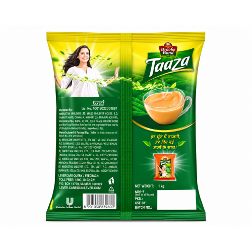 BROOKE BOND TAAZA TEA 1KG